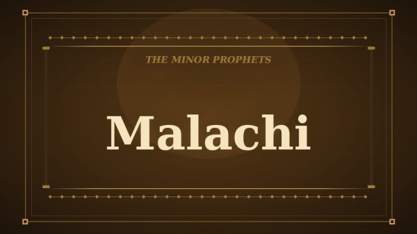 Questioning God's Love (Malachi #1) Image